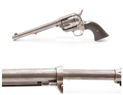1897 mfr. Antique COLT FRONTIER SIX-SHOOTER .44-40 WCF Revolver SAA 1st Gen ICONIC SINGLE ACTION ARMY