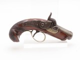 1850s PHILADELPHIA, PA Antique J.E. EVANS “PEANUT” DERINGER Pistol .44 cal. Period Copy of Henry Deringer’s Famous Pistol - 2 of 16