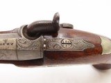 1850s PHILADELPHIA, PA Antique J.E. EVANS “PEANUT” DERINGER Pistol .44 cal. Period Copy of Henry Deringer’s Famous Pistol - 8 of 16