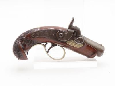 1850s PHILADELPHIA, PA Antique J.E. EVANS “PEANUT” DERINGER Pistol .44 cal. Period Copy of Henry Deringer’s Famous Pistol - Image 2 of 16