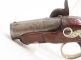 1850s PHILADELPHIA, PA Antique J.E. EVANS “PEANUT” DERINGER Pistol .44 cal. Period Copy of Henry Deringer’s Famous Pistol - 16 of 16