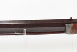 c1850s Antique BUFFALO LONG RIFLE by J.W. VAN METER DARKE COUNTY, OHIO .65
25 LB. HEAVY LARGE BORE OCTAGONAL - 20 of 25