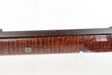 c1850s Antique BUFFALO LONG RIFLE by J.W. VAN METER DARKE COUNTY, OHIO .65
25 LB. HEAVY LARGE BORE OCTAGONAL - 21 of 25