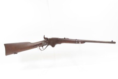 CIVIL WAR/FRONTIER Antique U.S. BURNSIDE M1865 SPENCER Saddle Ring CARBINECavalry BREECH LOADING Saddle Ring Carbine - Image 2 of 19