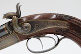 BERLIN GERMANY Antique BARELLA Double Barrel PINFIRE Side x Side Pistol .44 Elegant Royal Gunmaker to the Likes of Wilhelm I - 16 of 19
