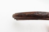 BERLIN GERMANY Antique BARELLA Double Barrel PINFIRE Side x Side Pistol .44 Elegant Royal Gunmaker to the Likes of Wilhelm I - 12 of 19