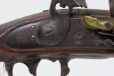 Antique U.S. SPRINGFIELD M1816 Flintlock Musket ALAMO & TEXAS REVOLUTION
1826 mfg. MILITARY MUSKET used into the CIVIL WAR - 9 of 25