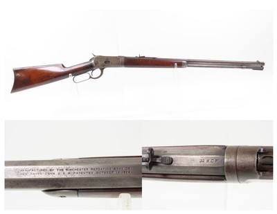 1908 WINCHESTER M1892 Lever Action .32-20 WCF Repeater C&R “TAKEDOWN” Rifle COLT PISTOL CALIBER Lever Action w/OCTAGON BARREL