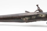 Antique Ornate OTTOMAN EMPIRE Spanish Caucasian MIQUELET .62 Pistol Militia Late 18th to Early 19th Century Miquelet Pistol - 15 of 18
