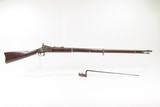 Antique U.S. SPRINGFIELD M1866 ALLIN Conversion TRAPDOOR Rifle with BAYONET Rifle Made Famous During the INDIAN WARS - 2 of 25
