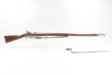 CIVIL WAR Antique SPRINGFIELD U.S. M1863 Percussion Rifle-Musket w/BAYONET
NICE w/ U.S. SOCKET BAYONET and U.S. Marked SLING - 2 of 25