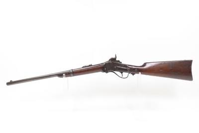 Antique U.S. SHARPS New Model 1865 Cartridge Conversion SADDLE RING Carbine CIVIL WAR/WILD WEST US Contract MILITARY LONGARM - Image 15 of 22