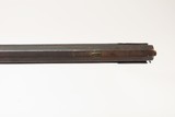 SILVER INLAY Engraved JACOB DEEMER Antique Percussion Conversion LONG RIFLE “J.D.” SIGNED Kentucky Style HOMESTEAD Long Rifle - 10 of 25