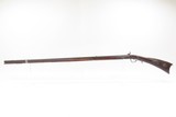 SILVER INLAY Engraved JACOB DEEMER Antique Percussion Conversion LONG RIFLE “J.D.” SIGNED Kentucky Style HOMESTEAD Long Rifle - 8 of 25