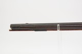 SILVER INLAY Engraved JACOB DEEMER Antique Percussion Conversion LONG RIFLE “J.D.” SIGNED Kentucky Style HOMESTEAD Long Rifle - 23 of 25