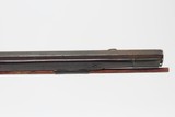 SILVER INLAY Engraved JACOB DEEMER Antique Percussion Conversion LONG RIFLE “J.D.” SIGNED Kentucky Style HOMESTEAD Long Rifle - 3 of 25