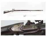 WAR of 1812 Era Antique THOMAS FRENCH U.S. M1808 FLINTLOCK Musket w/BAYONET 1813 Dated; 1 of only 4,000 Manufactured - 1 of 25