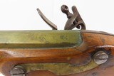 Early 1800s Antique BRASS BARRELED British Proofed Flintlock BLUNDERBUSS200+ Year Old WAR of 1812 Close Range Weapon! - 17 of 19