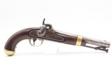 Antique HENRY ASTON & Co. U.S. Contract M1842 .54 Smoothbore Pistol DRAGOON 1851-52 Dated Percussion U.S. MILITARY Pistol - 2 of 20