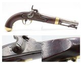 Antique HENRY ASTON & Co. U.S. Contract M1842 .54 Smoothbore Pistol DRAGOON 1851-52 Dated Percussion U.S. MILITARY Pistol - 1 of 20