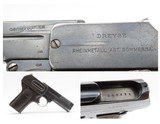 RHEINMETALL Dreyse M1907 7.65 Semi-Automatic SELF-DEFENSE Pistol C&RSmall Conceal & Carry Pistol Made Circa 1910 - 1 of 18