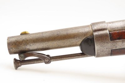 Antique ASA WATERS U.S. M1836 .54 Smoothbore FLINTLOCK Pistol w/CARTOUCHES STANDARD ISSUE of the MEXICAN-AMERICAN WAR! - Image 14 of 19
