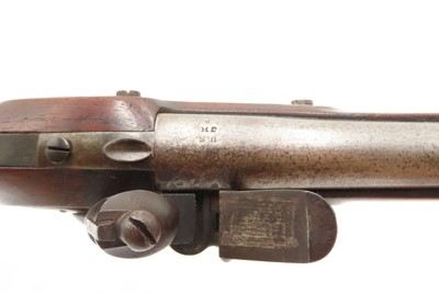 Antique ASA WATERS U.S. M1836 .54 Smoothbore FLINTLOCK Pistol w/CARTOUCHES STANDARD ISSUE of the MEXICAN-AMERICAN WAR! - Image 10 of 19