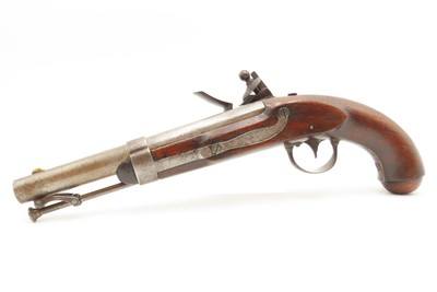 Antique ASA WATERS U.S. M1836 .54 Smoothbore FLINTLOCK Pistol w/CARTOUCHES STANDARD ISSUE of the MEXICAN-AMERICAN WAR! - Image 13 of 19