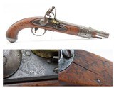 Antique ASA WATERS U.S. M1836 .54 Smoothbore FLINTLOCK Pistol w/CARTOUCHES STANDARD ISSUE of the MEXICAN-AMERICAN WAR! - 1 of 19