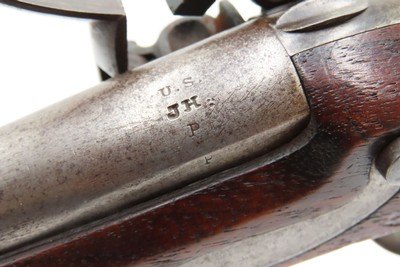 Antique ASA WATERS U.S. M1836 .54 Smoothbore FLINTLOCK Pistol w/CARTOUCHES STANDARD ISSUE of the MEXICAN-AMERICAN WAR! - Image 12 of 19