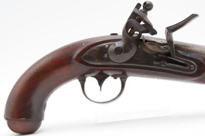 Antique ASA WATERS U.S. M1836 .54 Smoothbore FLINTLOCK Pistol w/CARTOUCHES STANDARD ISSUE of the MEXICAN-AMERICAN WAR! - Image 4 of 19