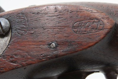 Antique ASA WATERS U.S. M1836 .54 Smoothbore FLINTLOCK Pistol w/CARTOUCHES STANDARD ISSUE of the MEXICAN-AMERICAN WAR! - Image 17 of 19