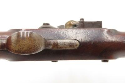 Antique ASA WATERS U.S. M1836 .54 Smoothbore FLINTLOCK Pistol w/CARTOUCHES STANDARD ISSUE of the MEXICAN-AMERICAN WAR! - Image 7 of 19