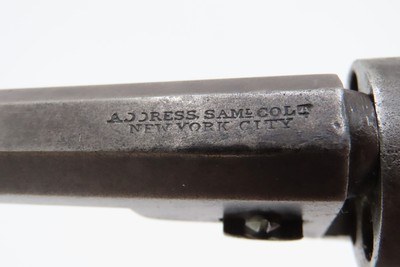 GOLD RUSH Era Antique COLT M1848 “BABY DRAGOON” Percussion POCKET RevolverEARLY PRODUCTION Known as the “GAMBLER’S FIFTH ACE” - Image 10 of 16