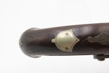 ENGRAVED & SILVER Mounted Antique DERINGER Percussion Pistol KILLED LINCOLN Henry Deringer’s Famous Pocket Pistol GERMAN SILVER - 9 of 16