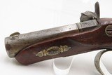 ENGRAVED & SILVER Mounted Antique DERINGER Percussion Pistol KILLED LINCOLN Henry Deringer’s Famous Pocket Pistol GERMAN SILVER - 13 of 16