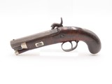 ENGRAVED & SILVER Mounted Antique DERINGER Percussion Pistol KILLED LINCOLN Henry Deringer’s Famous Pocket Pistol GERMAN SILVER - 15 of 18