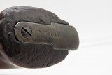 1861 mfg. Antique CIVIL WAR COLT M1855 ROOT Sidehammer .31 POCKET Revolver
PERCUSSION “Root” Revolver for ELISHA K. ROOT - 8 of 19