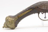 CARVED & ENGRAVED Antique Ornate CAUCASIAN Style Flintlock DRAGOON Pistol
Late 18th Century CAUCASIAN/OTTOMAN Horse Pistol - 5 of 18