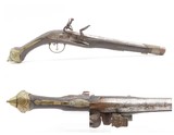 CARVED & ENGRAVED Antique Ornate CAUCASIAN Style Flintlock DRAGOON Pistol
Late 18th Century CAUCASIAN/OTTOMAN Horse Pistol - 1 of 18