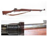 WORLD WAR I 1918 mfg. WINCHESTER U.S. M1917 Bolt Action C&R MILITARY Rifle WW I .30-06 Caliber Rifle with “JA” Barrel & SLING - 1 of 21