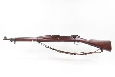 WORLD WAR II U.S. Remington M1903 BOLT ACTION .30-06 C&R Rifle w/SLING WWII Early 1942 mfg. with “RA/FLAMING BOMB/12-41” Barrel - Image 15 of 21