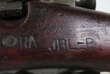 WORLD WAR II U.S. Remington M1903 BOLT ACTION .30-06 C&R Rifle w/SLING WWII Early 1942 mfg. with “RA/FLAMING BOMB/12-41” Barrel - 19 of 21
