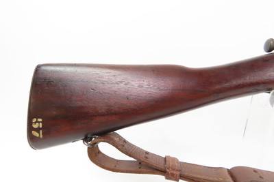WORLD WAR II U.S. Remington M1903 BOLT ACTION .30-06 C&R Rifle w/SLING WWII Early 1942 mfg. with “RA/FLAMING BOMB/12-41” Barrel - Image 5 of 21