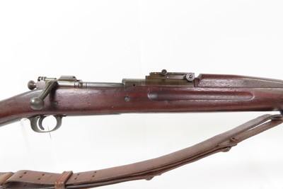 WORLD WAR II U.S. Remington M1903 BOLT ACTION .30-06 C&R Rifle w/SLING WWII Early 1942 mfg. with “RA/FLAMING BOMB/12-41” Barrel - Image 4 of 21