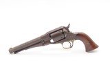 DESIRABLE Scarce Antique REMINGTON New Model POLICE .36 PERCUSSION Revolver UNCONVERTED Percussion Five Shot Revolver - 2 of 17