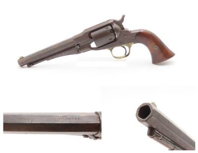 DESIRABLE Scarce Antique REMINGTON New Model POLICE .36 PERCUSSION Revolver UNCONVERTED Percussion Five Shot Revolver