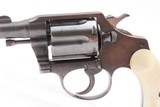 NICE 1932 COLT Snub Nose “DETECTIVE SPECIAL” .38 C&R Revolver PEARL GRIPS
Perfect CONCEAL & CARRY Self Defense Pistol - 4 of 19