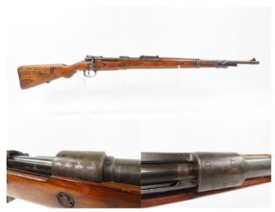 World War II THIRD REICH German MAUSER “42/1938” Code K98 MILITARY Rifle
German 7.92mm WWII Infantry Rifle MILITARY PROOFS