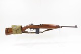 WORLD WAR II Era U.S. INLAND M1 Carbine SEMI-AUTOMATIC Light Rifle WWII C&R With MAGAZINE POUCH, EXTRA MAG, WEB SLING and OILER - 2 of 22